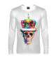Мужской лонгслив Skull in crown