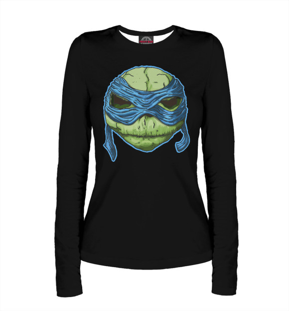 Женский лонгслив с изображением Leonardo цвета Белый