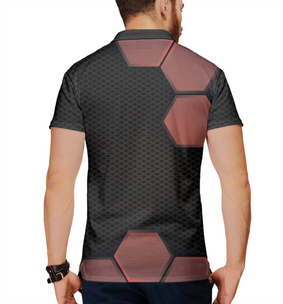 Мужское поло с изображением Brawl stars Nita цвета Белый