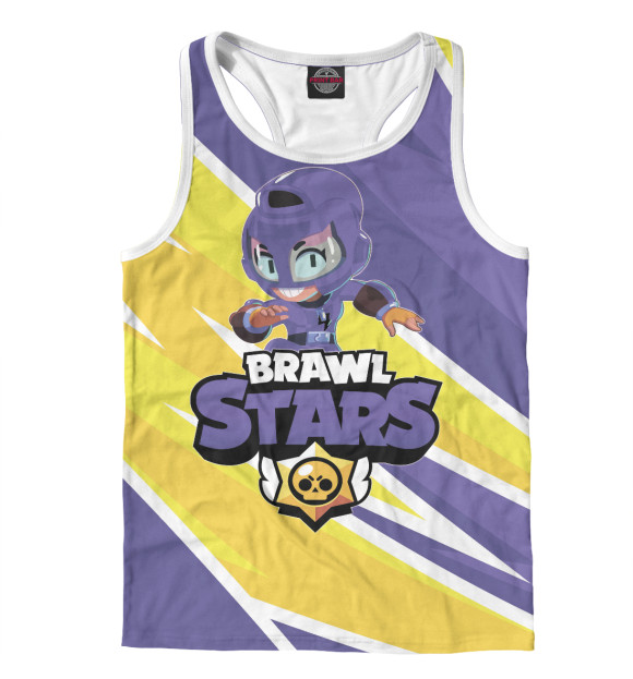 Мужская майка-борцовка с изображением Max цвета Белый