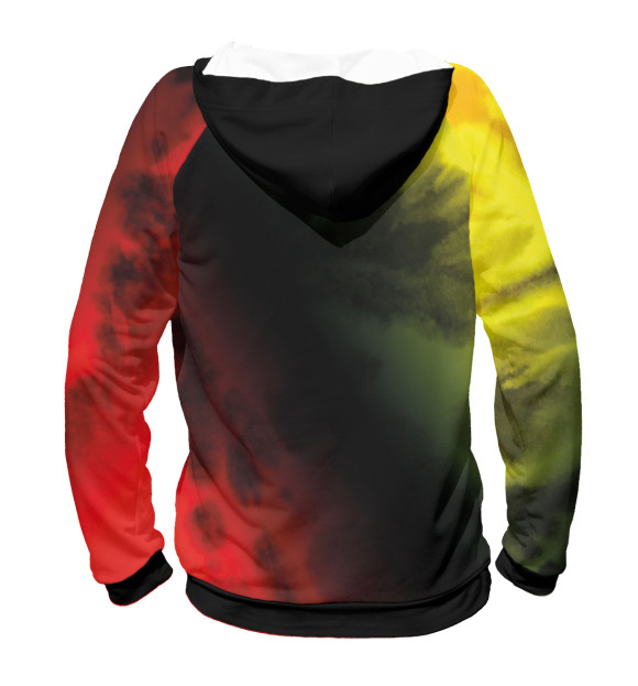 Мужское худи с изображением Nirvana / Нирвана цвета Белый