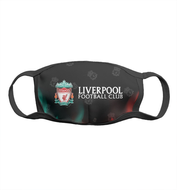 Маска тканевая с изображением Liverpool / Ливерпуль цвета Белый