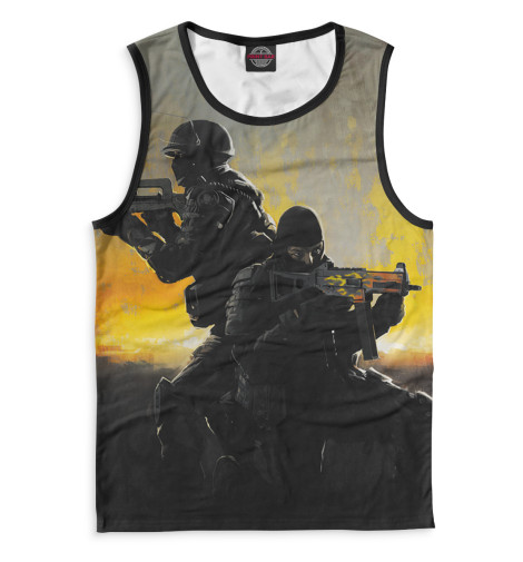 

Майки Print Bar, Белый, Counter-Strike