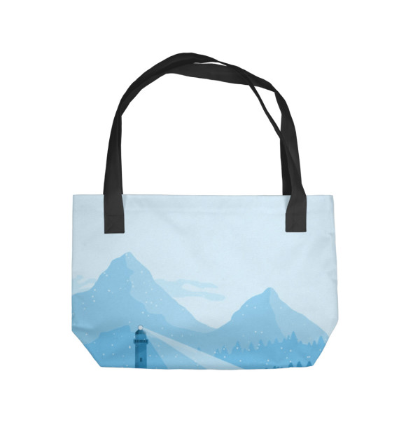 Пляжная сумка с изображением Lighthouse цвета 