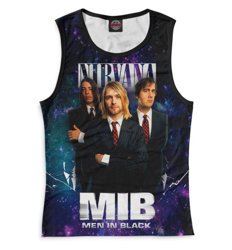 

Майки Print Bar, Белый, Nirvana