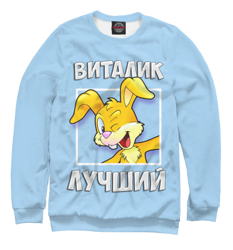 

Свитшоты Print Bar, Белый, Виталик лучший