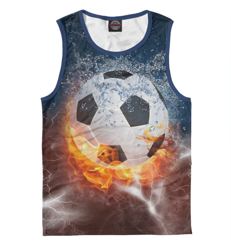 

Майки Print Bar, Белый, Футбол