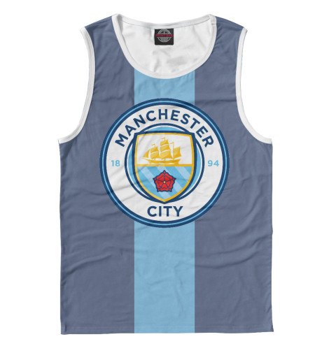 

Майки Print Bar, Белый, Манчестер Сити