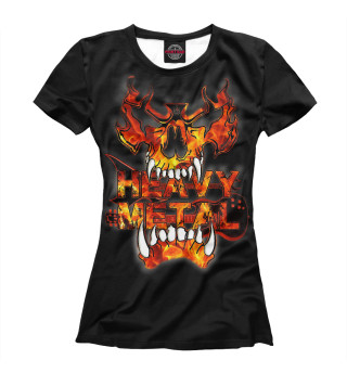 Женская футболка Heavy Metal