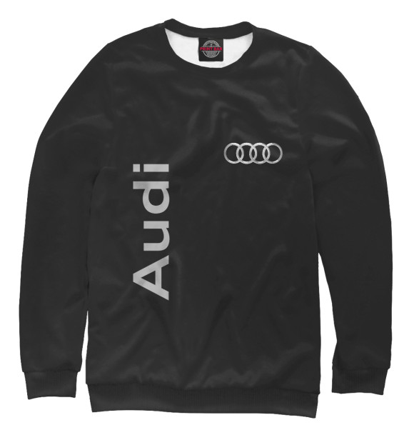 Женский свитшот с изображением Audi цвета Белый