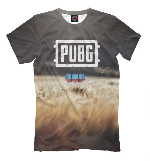 Мужская футболка с изображением PUBG цвета Молочно-белый