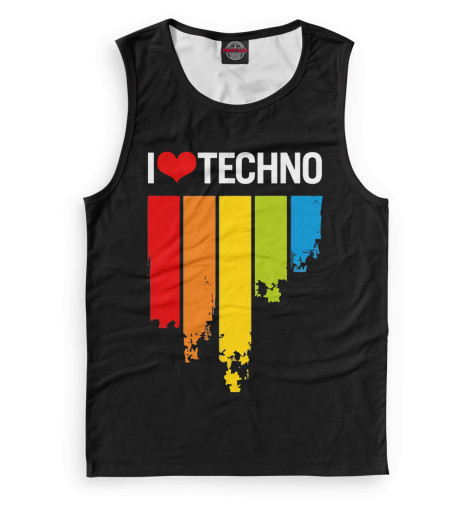 

Майки Print Bar, Белый, Techno