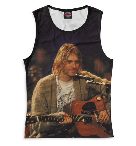 

Майки Print Bar, Белый, Kurt Cobain