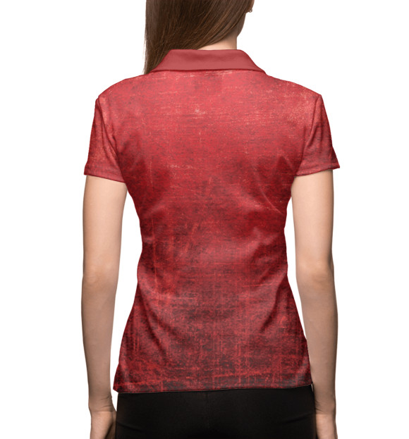 Женское поло с изображением Rage Against the Machine цвета Белый