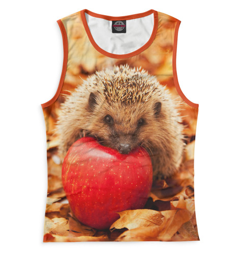 

Майки Print Bar, Белый, Ёжики