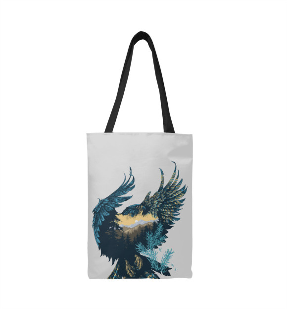 Сумка-шоппер с изображением Горный орел цвета 