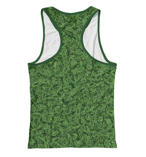 

Майки борцовки Print Bar, Белый, Зеленые микробы