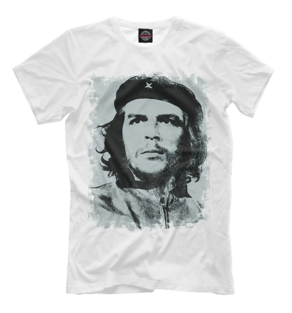 Мужская футболка с изображением Che Guevara цвета Молочно-белый