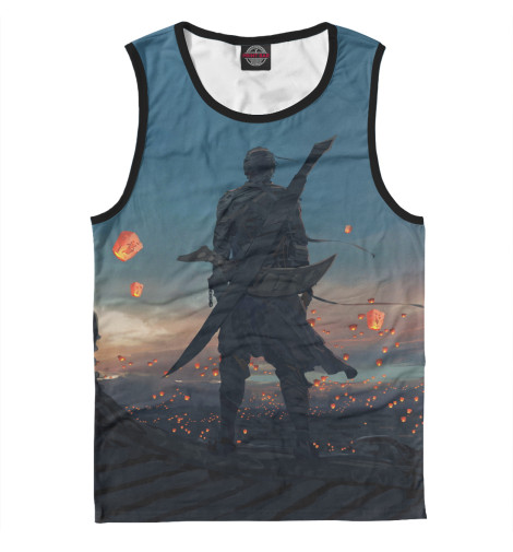 

Майки Print Bar, Белый, Призрачный клинок