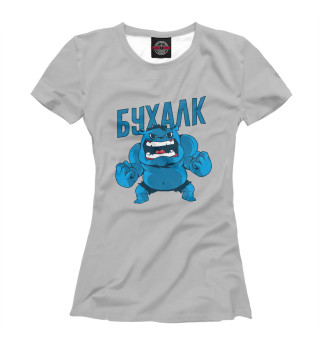Женская футболка Бухалк
