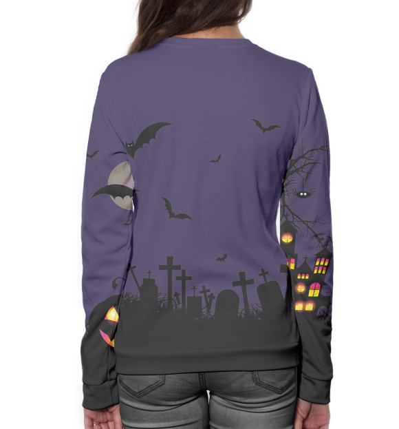 Женский свитшот с изображением Ведьмы не стареют цвета Белый