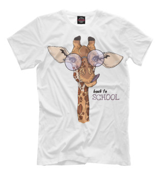 Мужская футболка Жираф в очках