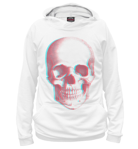 

Худи Print Bar, Белый, Череп