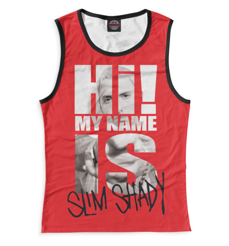 

Майки Print Bar, Белый, Eminem