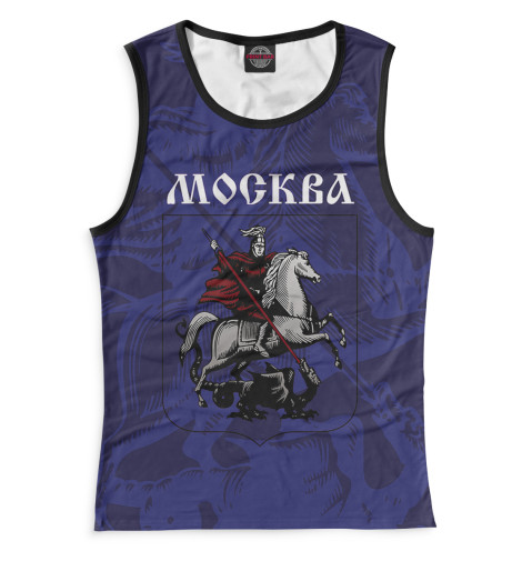 

Майки Print Bar, Белый, Герб Москвы