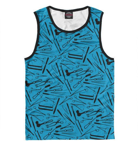 

Майки Print Bar, Белый, Хирургические инструменты