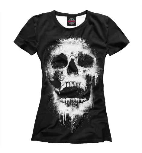 

Футболки Print Bar, Белый, Evil Skull