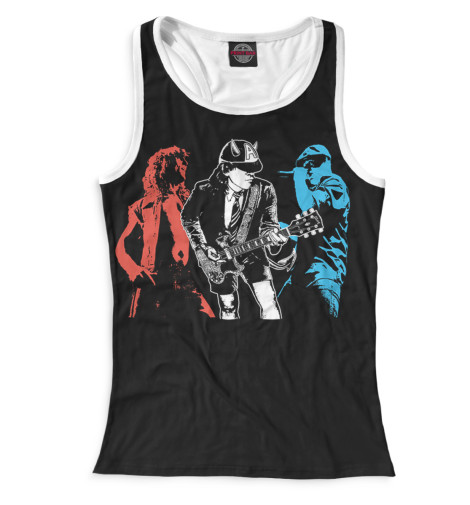 

Майки борцовки Print Bar, Белый, AC/DC