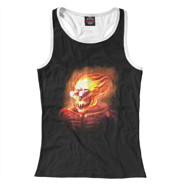 Женская майка-борцовка с изображением Ситрак 2 цвета Белый