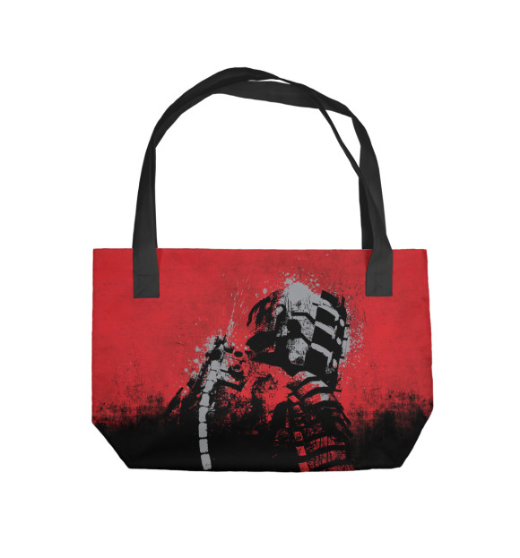 Пляжная сумка с изображением Dead space цвета 