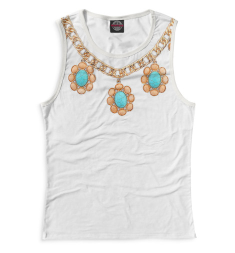 

Майки Print Bar, Белый, Украшения