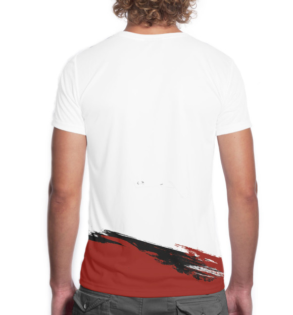 Мужская футболка с изображением Нацгвардия цвета Белый