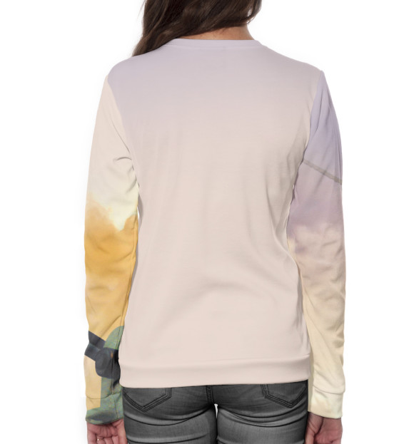 Женский свитшот с изображением Титаник цвета Белый