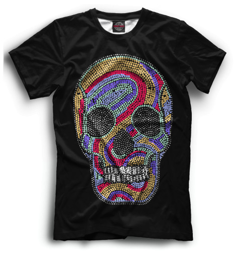 

Футболки Print Bar, Черный, Skull