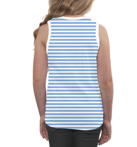 

Майки Print Bar, Белый, Тельняшка