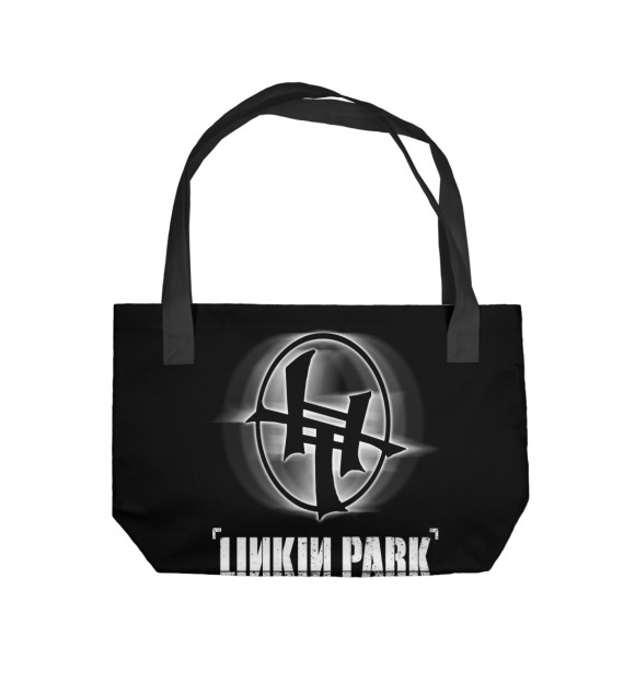 Пляжная сумка с изображением Linkin Park цвета 