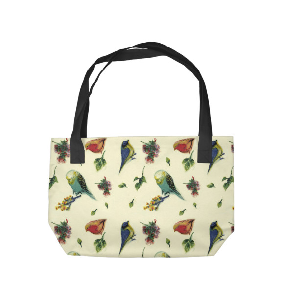 Пляжная сумка с изображением Spring Forest цвета 