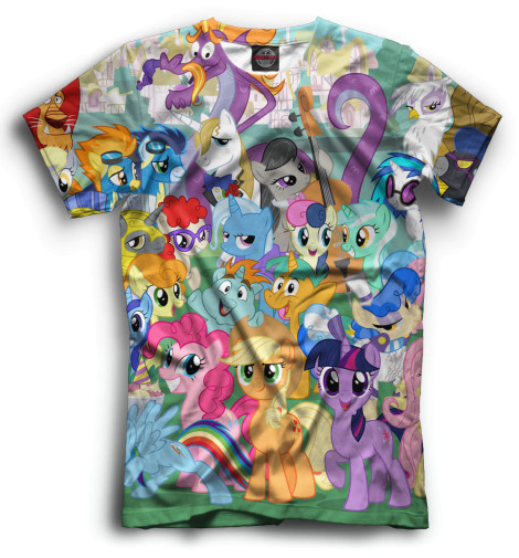 

Футболки Print Bar, Черный, My Little Pony