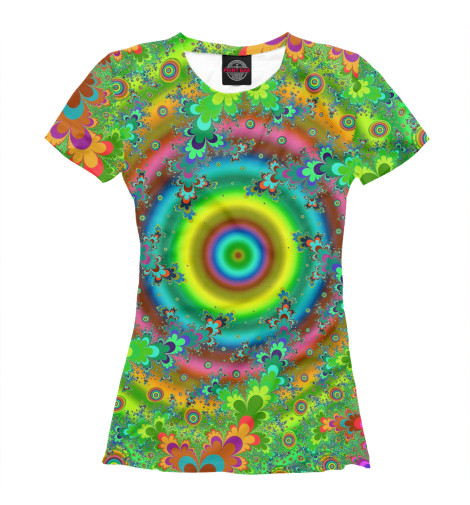 

Футболки Print Bar, Белый, Acid illusions