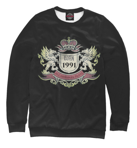 

Свитшоты Print Bar, Белый, BORN 1991