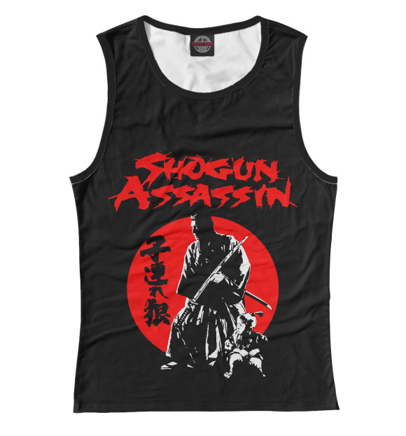 Майка для девочки с изображением Shogun Assassin цвета Белый