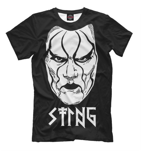 

Футболки Print Bar, Черный, STING