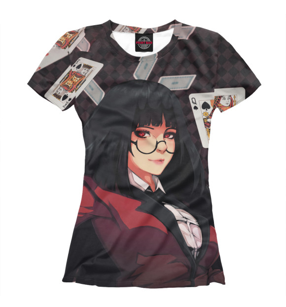 Футболка для девочек с изображением Карты цвета Белый