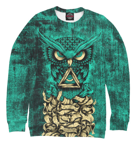 

Свитшоты Print Bar, Белый, Сова