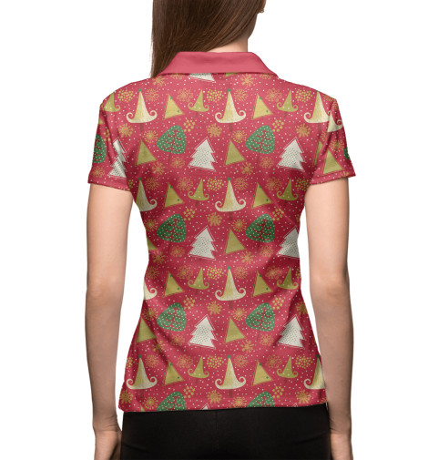 

Поло Print Bar, Белый, Oh my Deer