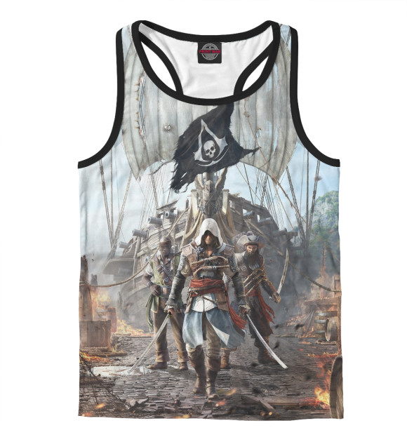 Мужская майка-борцовка с изображением Эдвард Кенуэй цвета Белый